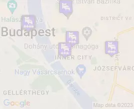 4 Unterknfte auf der Karte in Budapest