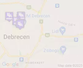 2 Unterknfte auf der Karte in Debrecen