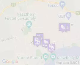 10 Unterknfte auf der Karte in Keszthely