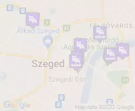 2 Unterkünfte auf der Karte in Szeged